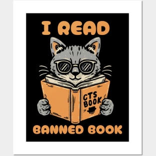 I read banned books Posters and Art